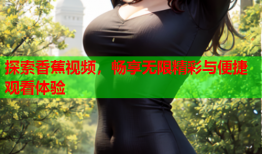 探索香蕉视频，畅享无限精彩与便捷观看体验