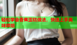轻松学会香蕉蛋糕做法，快速上手美味烘焙