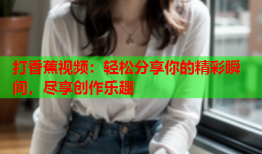 打香蕉视频：轻松分享你的精彩瞬间，尽享创作乐趣