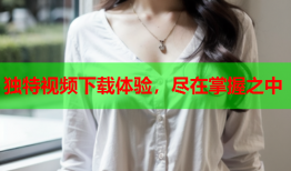 独特视频下载体验，尽在掌握之中