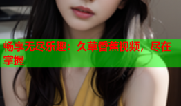 畅享无尽乐趣：久草香蕉视频，尽在掌握