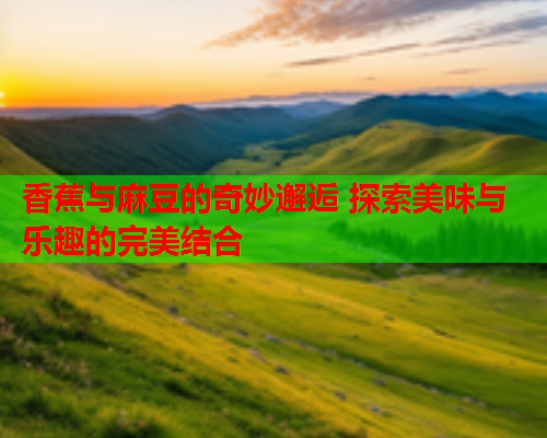 香蕉与麻豆的奇妙邂逅 探索美味与乐趣的完美结合