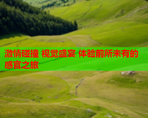 激情碰撞 视觉盛宴 体验前所未有的感官之旅